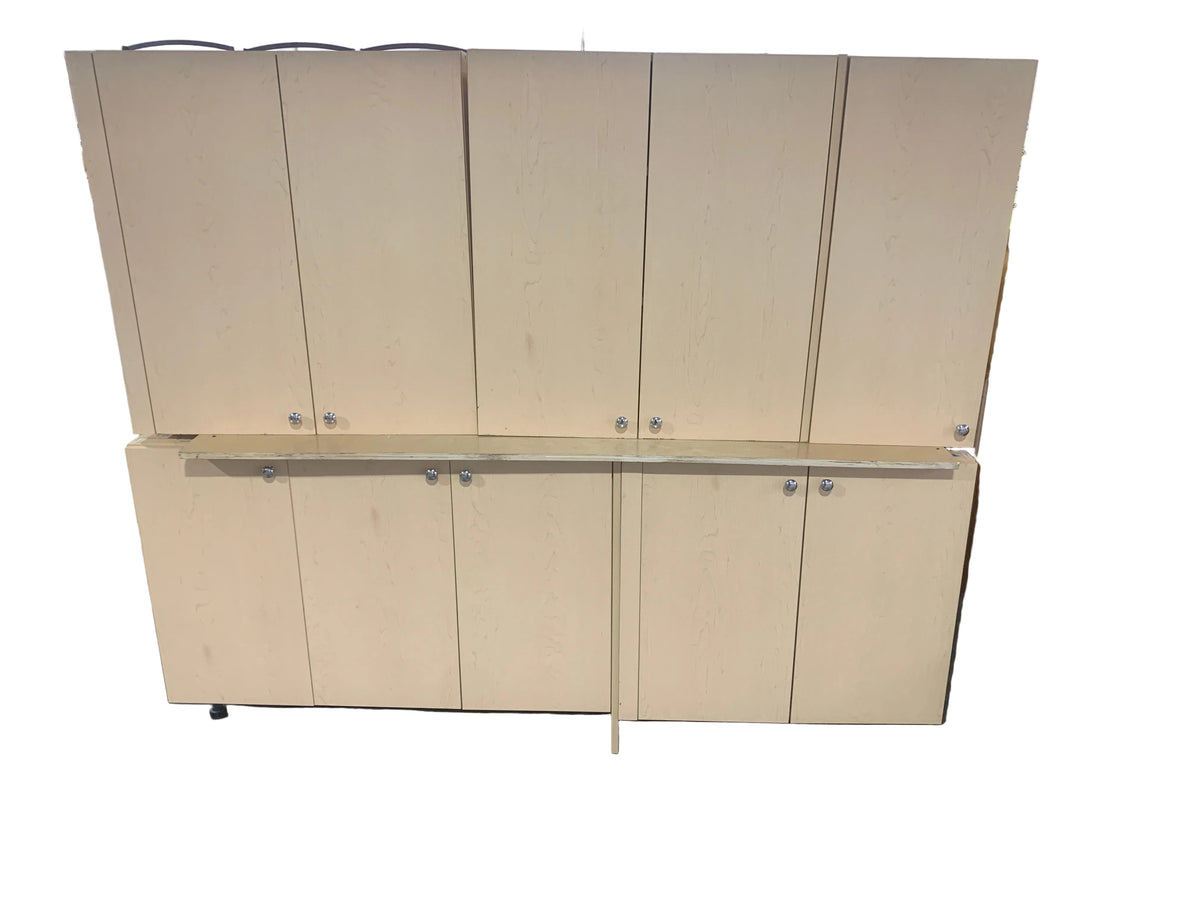 Desert Tan Flat Panel Kitchen Set