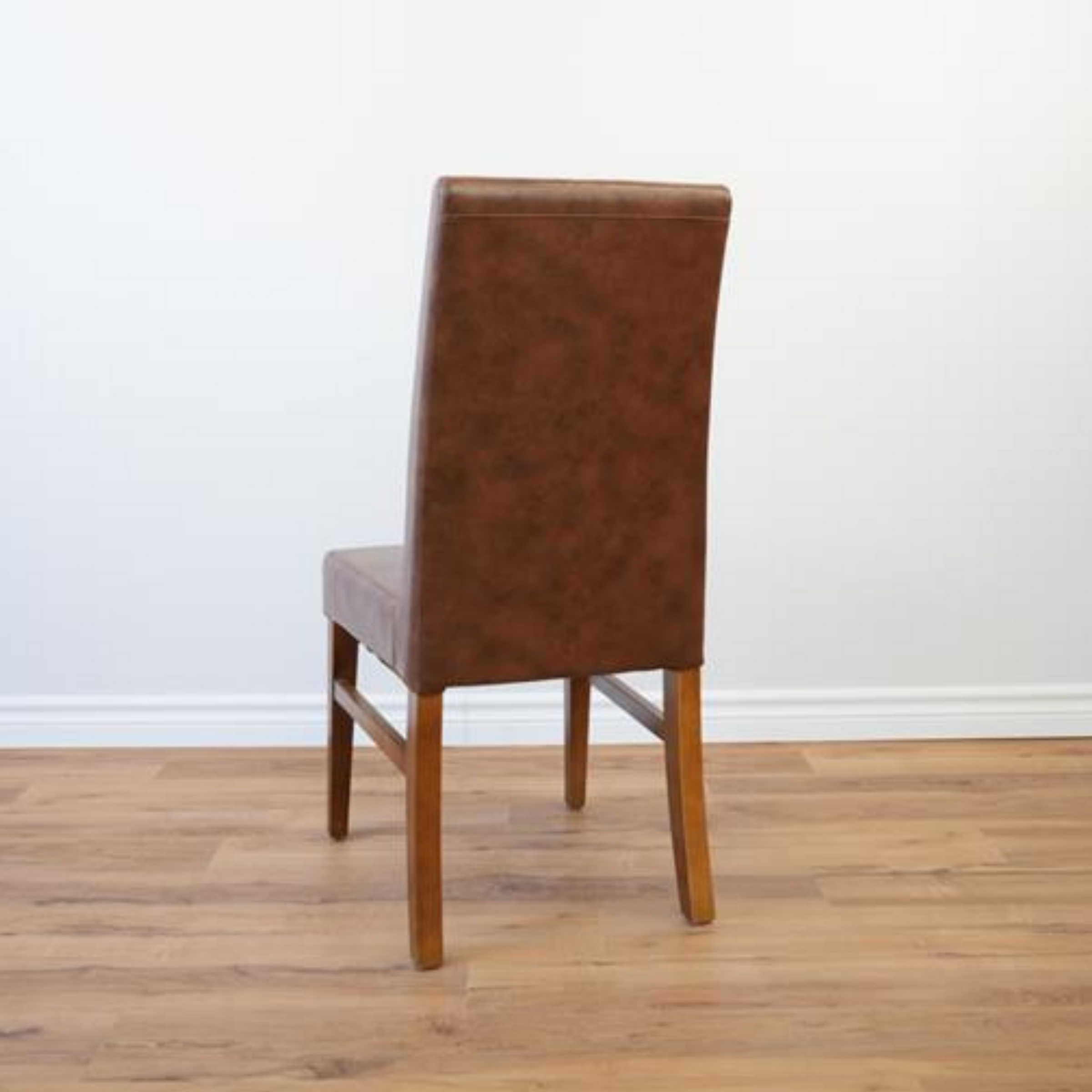 Antique Brown Faux Leather Dining Chairs Habitat ReStore GTA