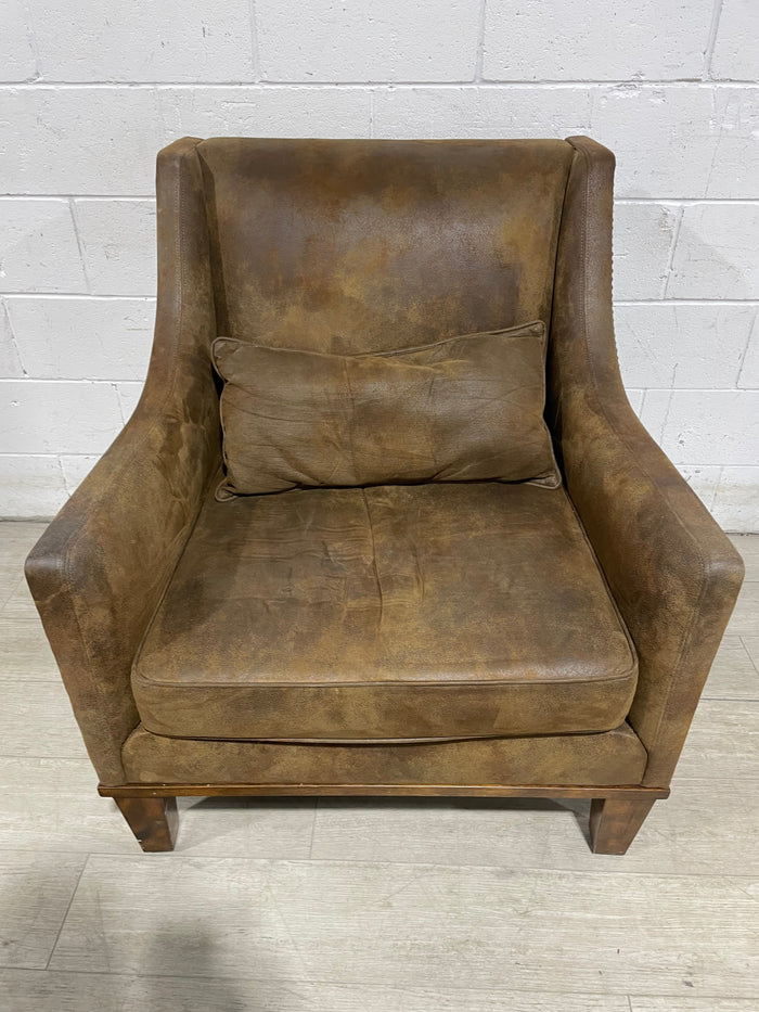 Brown Wing Armchair