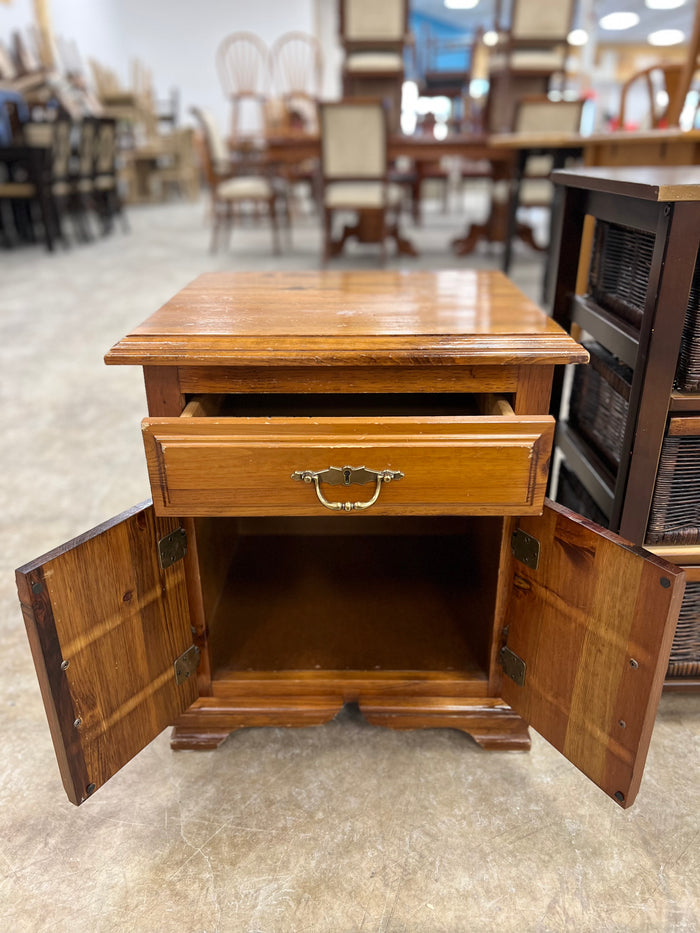 Small Brown Side Table