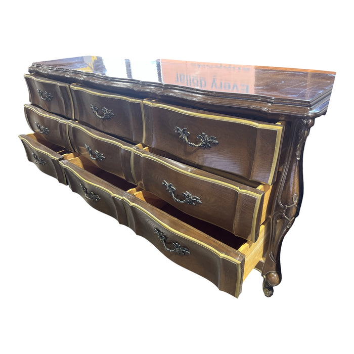 Walnut Veneer Dresser