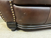 Brown Two Seater Sofa