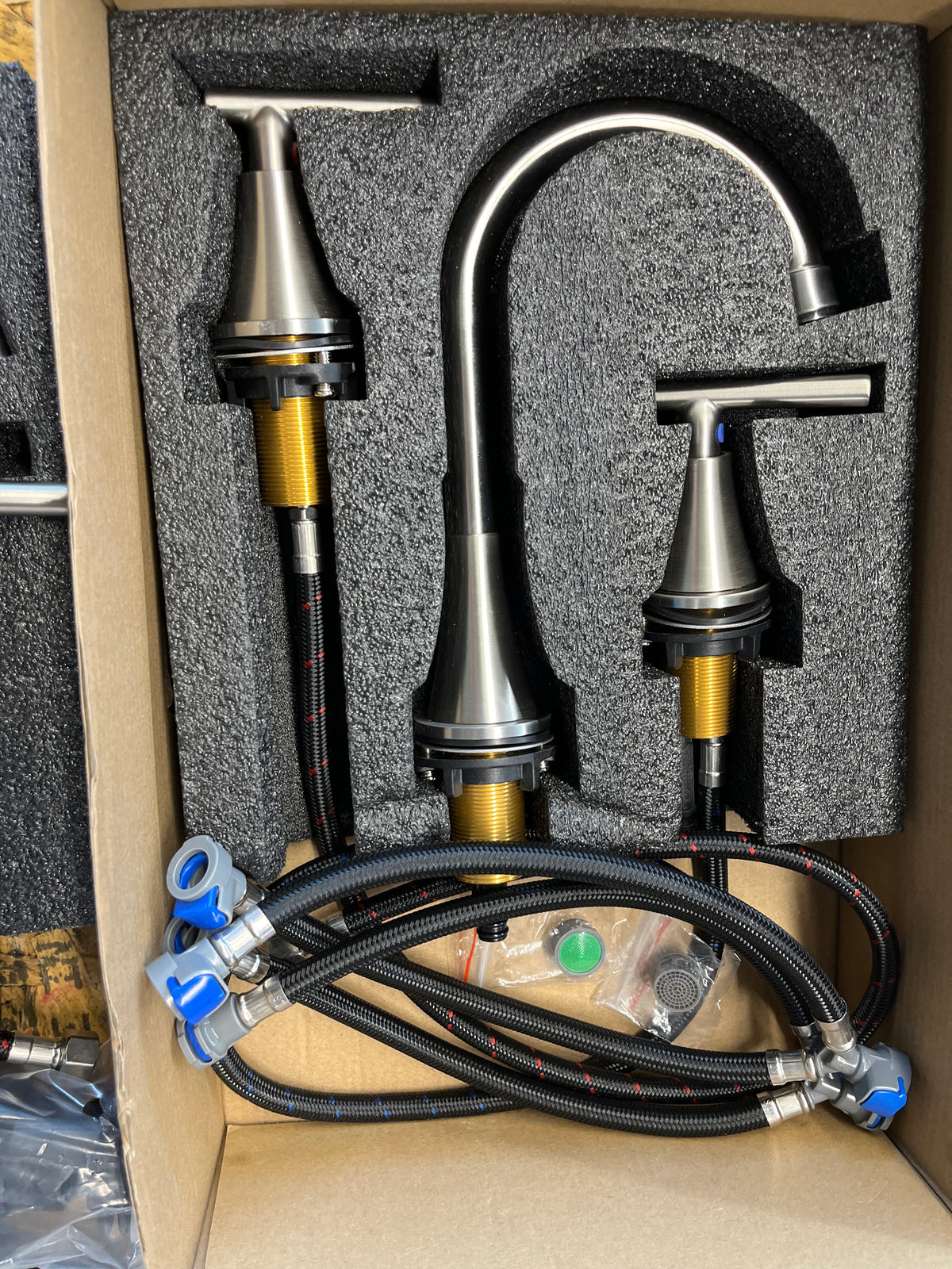 8" Brushed Nickel Basin Faucets (2)