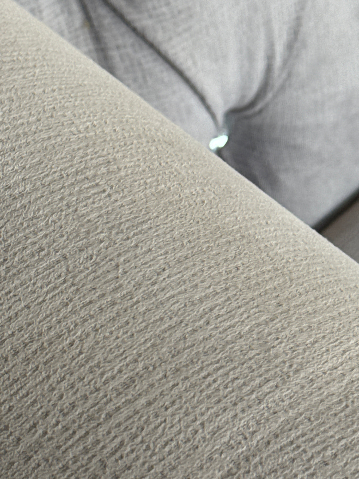 64" Wide Light Gray Loveseat