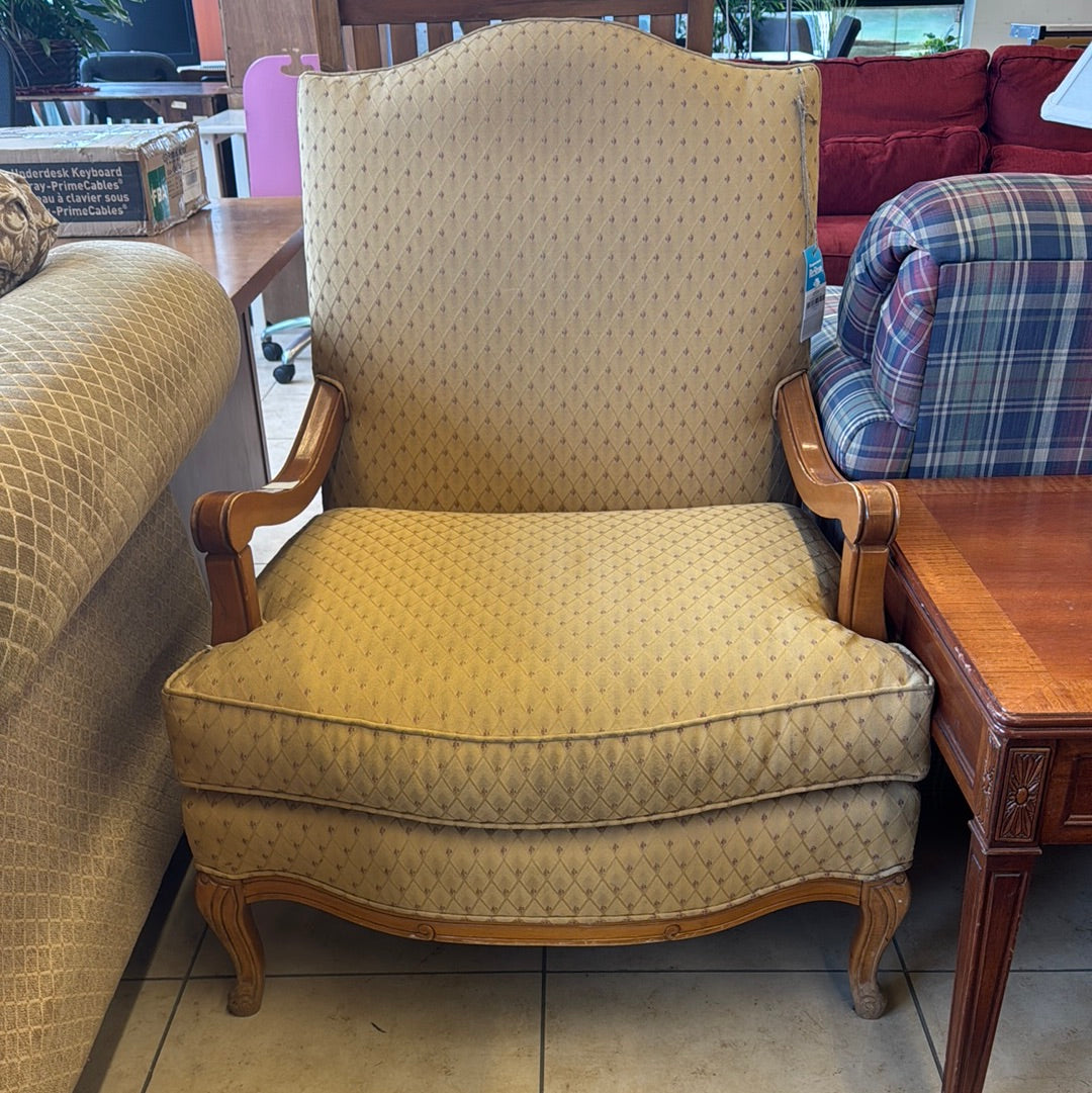 Armchair in Mustard color