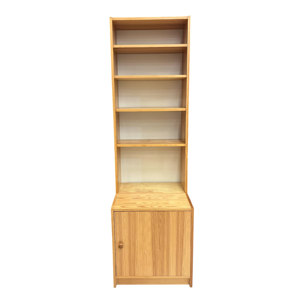 Pine Bookcase w/ Lower Cabinet