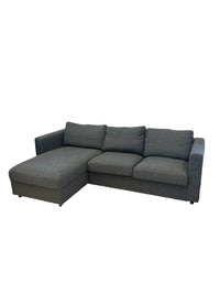 Finnala Sectional Sofa with Chaise Piece in Dark Grey