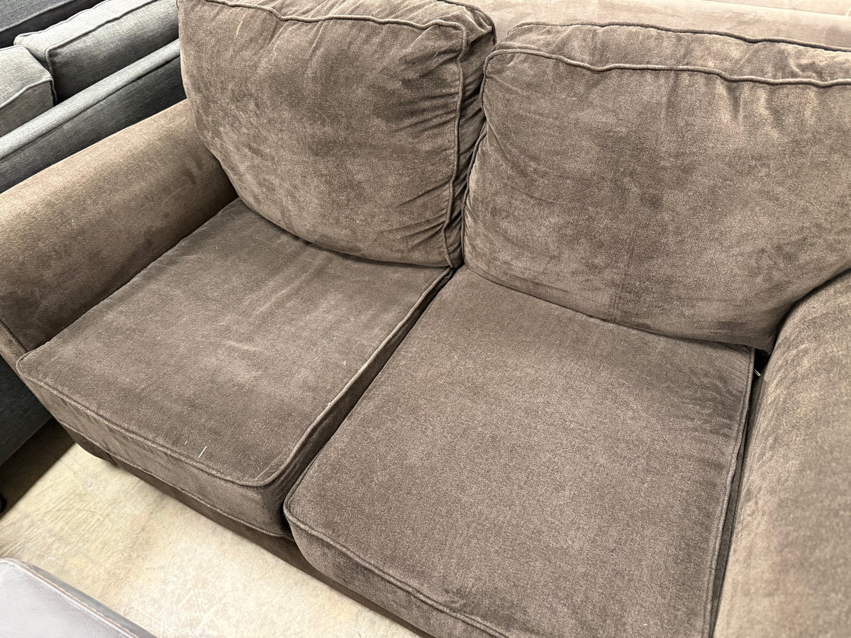 Dark Espresso Brown Love seat