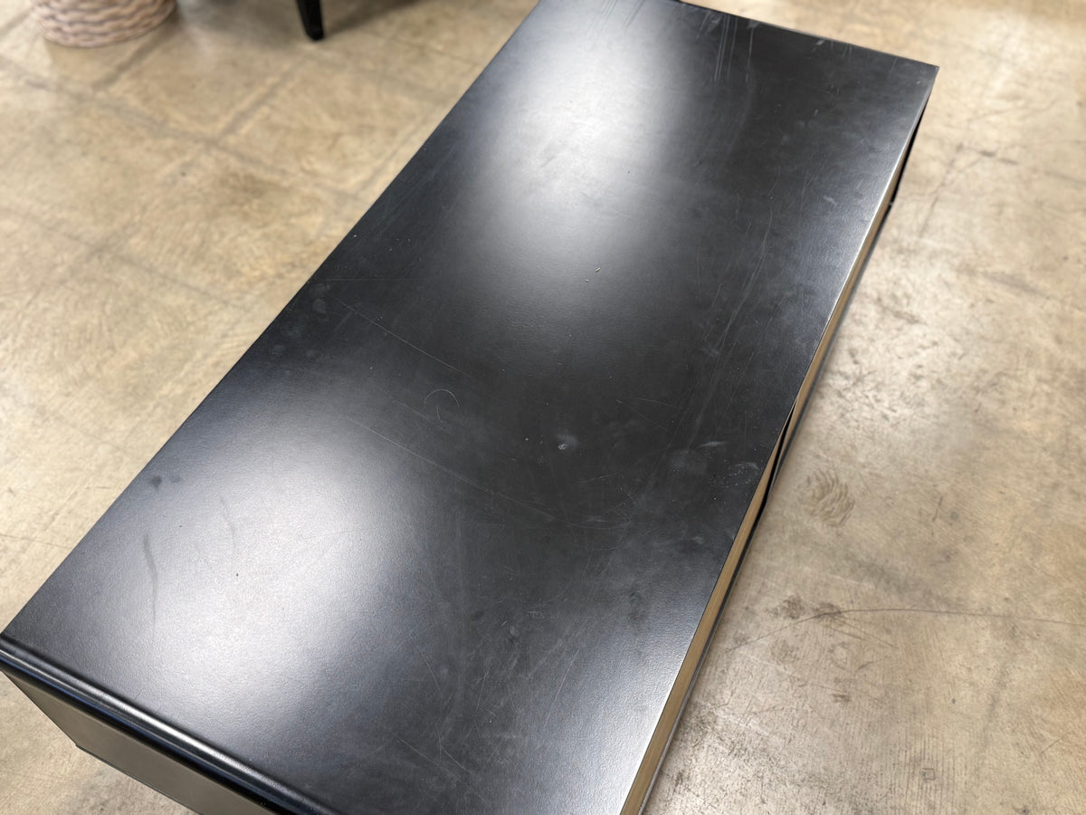 Black and Sandy Brown Modern Coffee Table