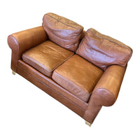 Top Grain Leather Loveseat
