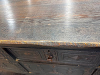 Jacobean Black Washed Sideboard