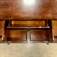 52x28-inch Spacious Dark Wood 5-Drawer Coffee Table