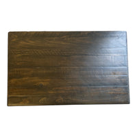 Weathered Grey Two-Drawer Nightstand