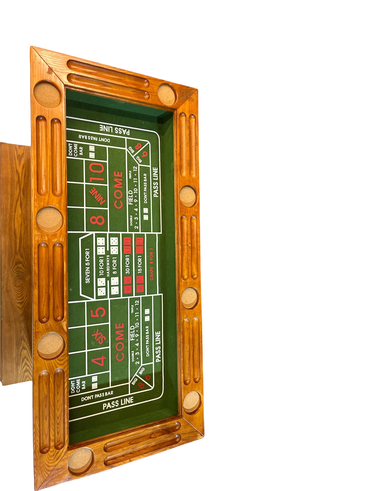 Solid Oak Casino Game Bar Table - Multifunctional