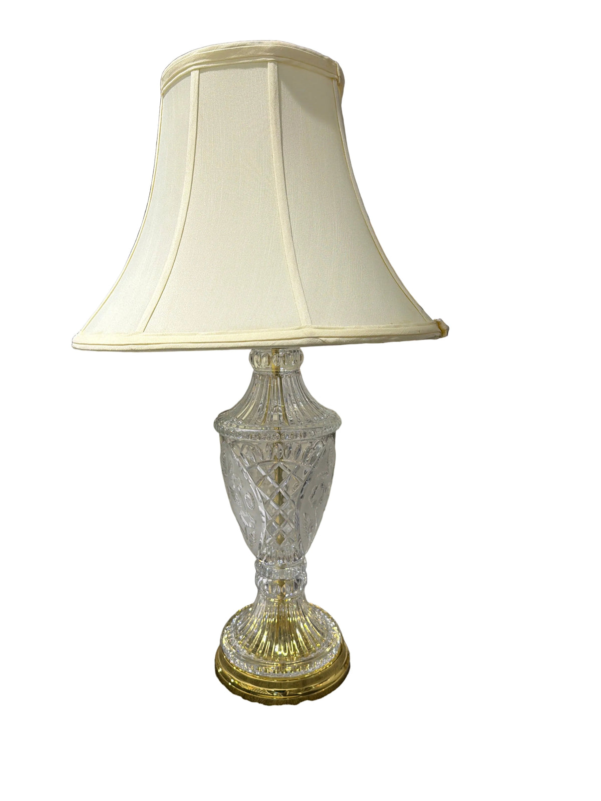 Vintage Hollywood Regency Crystal Table Lamp