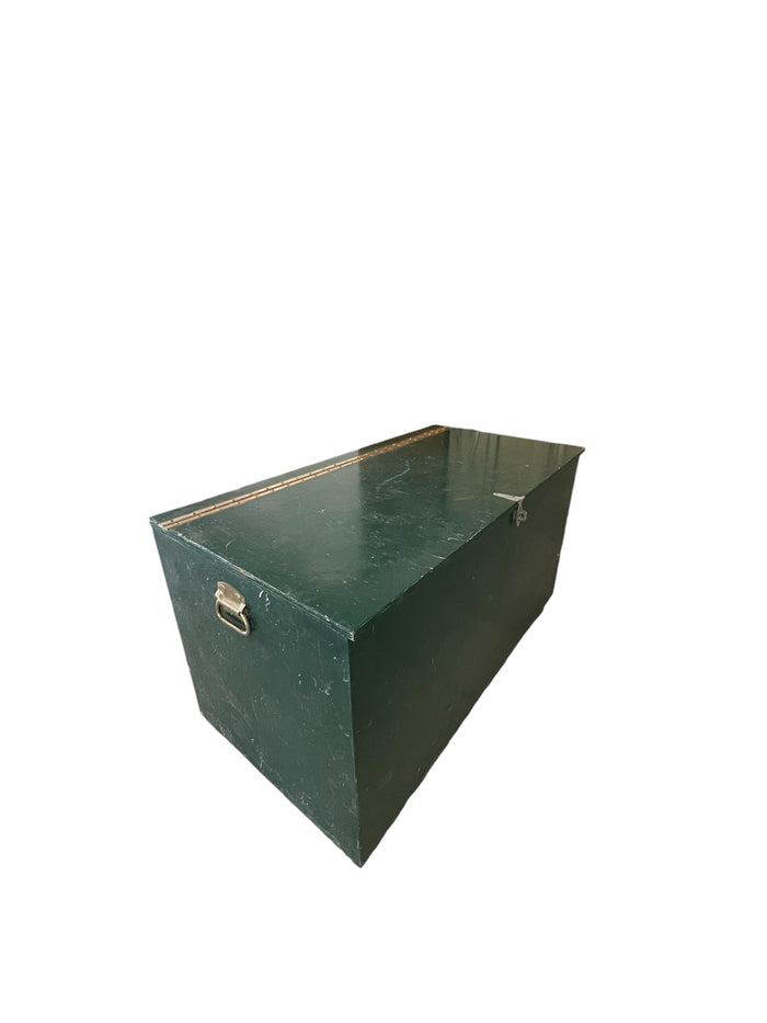 Green Blanket Storage Trunk