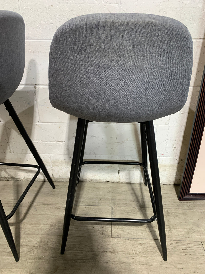 Palmetto Grey Barstools (Pair)
