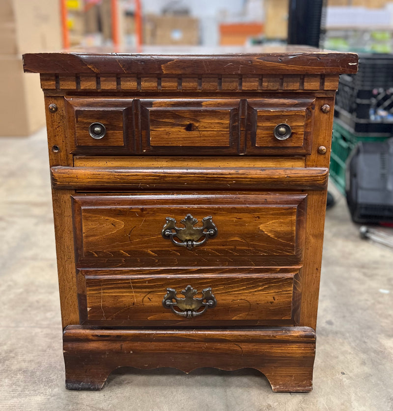 Dark Wooden Nightstand