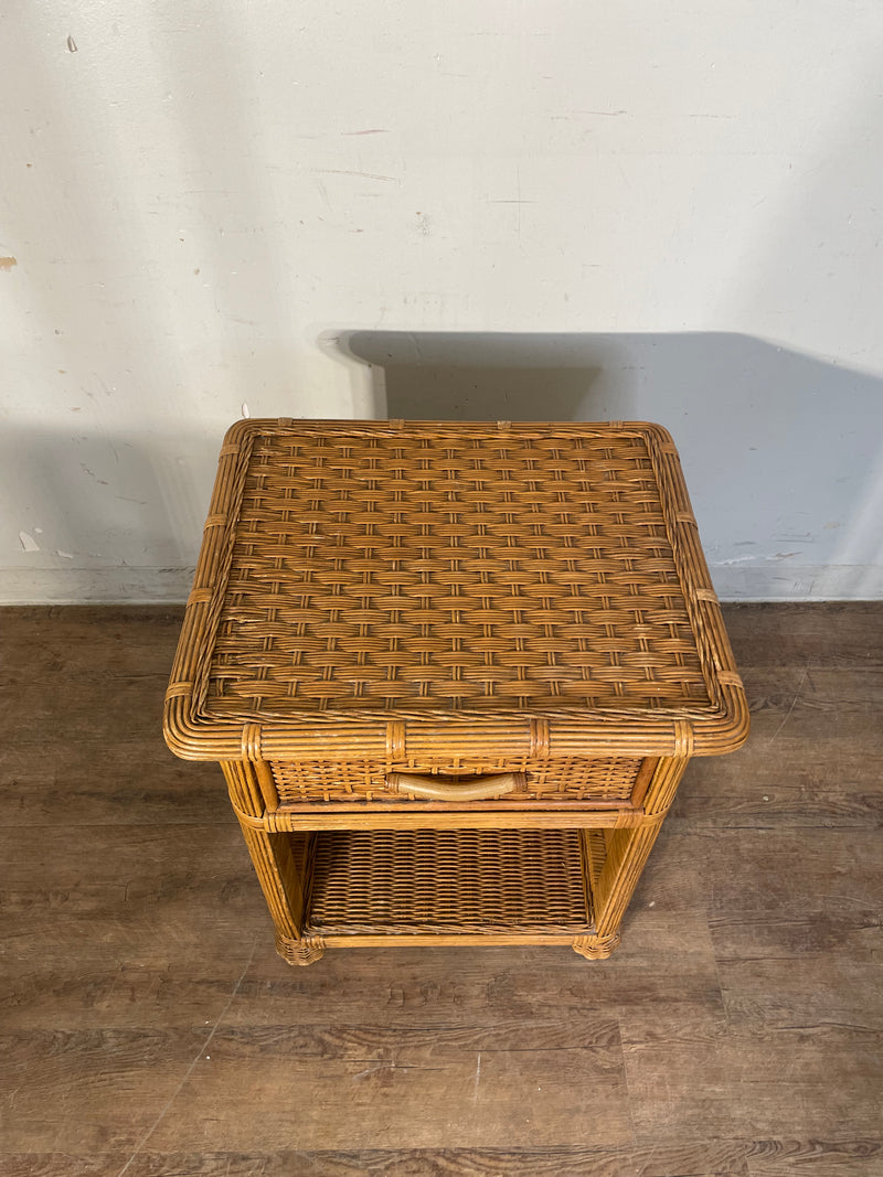 Rattan Wicker Side Table