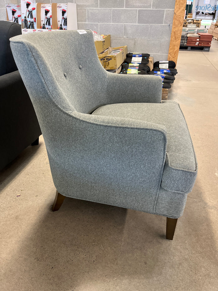 32"W Grey Armchair