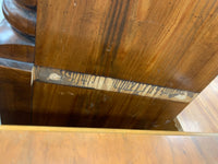 Solid Wood Tallboy Dresser With Bronze Handles