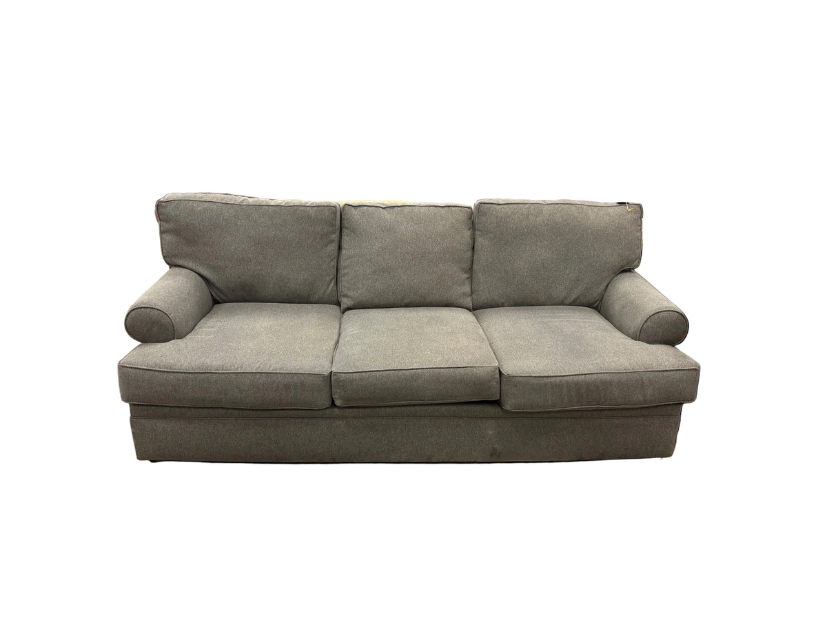 Traditional Grey 3-Seater Sofa