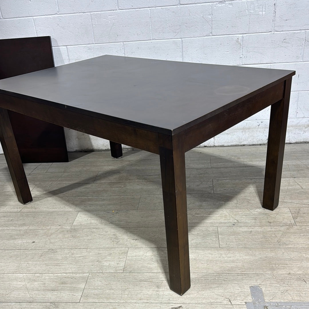 Espresso Brown Dining Table