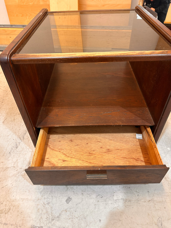 Vintage wooden end tables