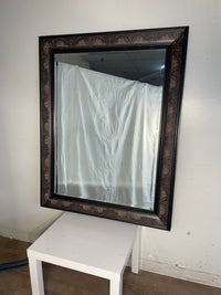 Laminated Pattern Framed Mirror