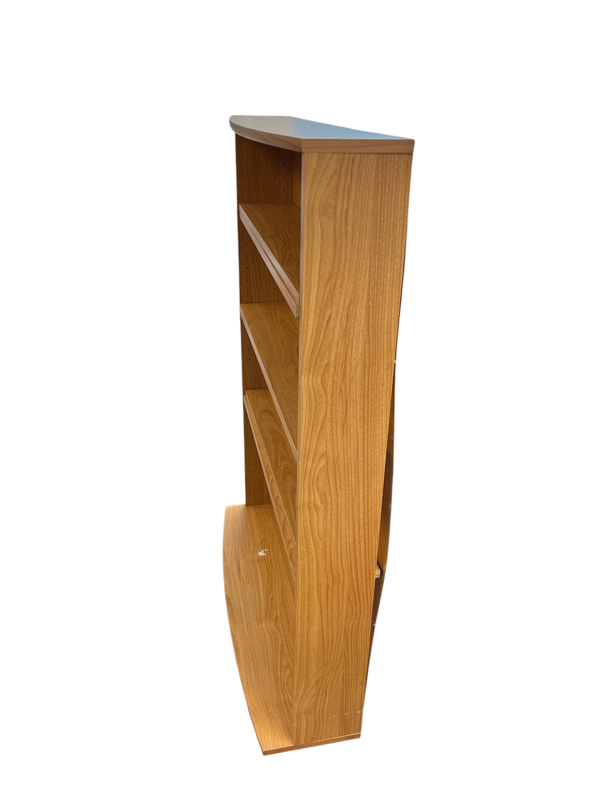 Oak Wood Media Shelf