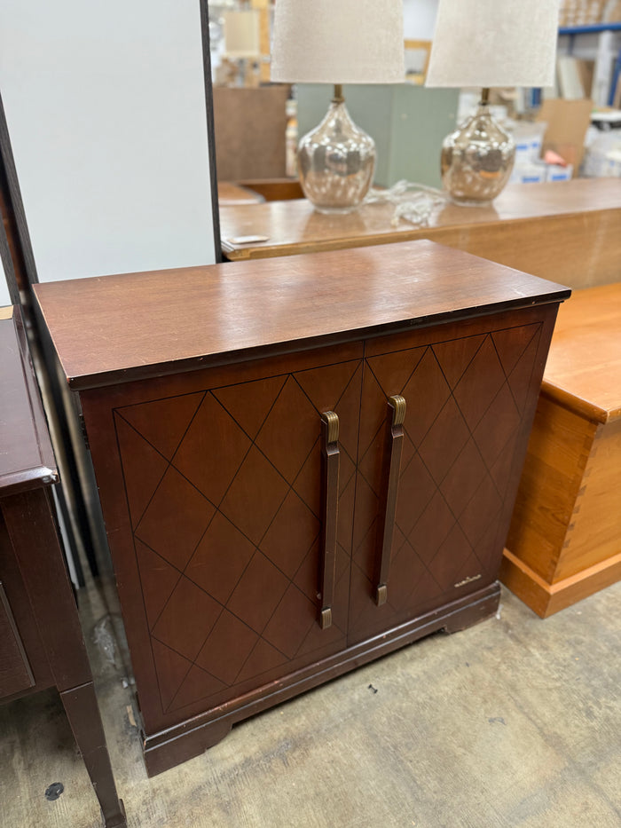 Dark Brown Mid-Century Cabinet