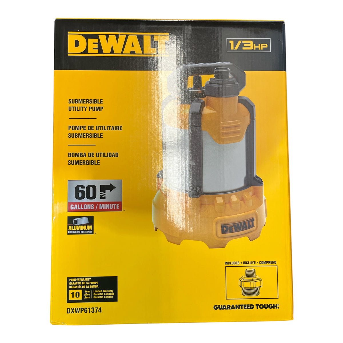 DeWalt 1/3HP Submersible Multi-Purpose Utility Pump