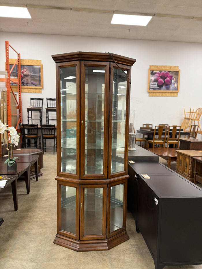 Display Corner Curio Cabinet