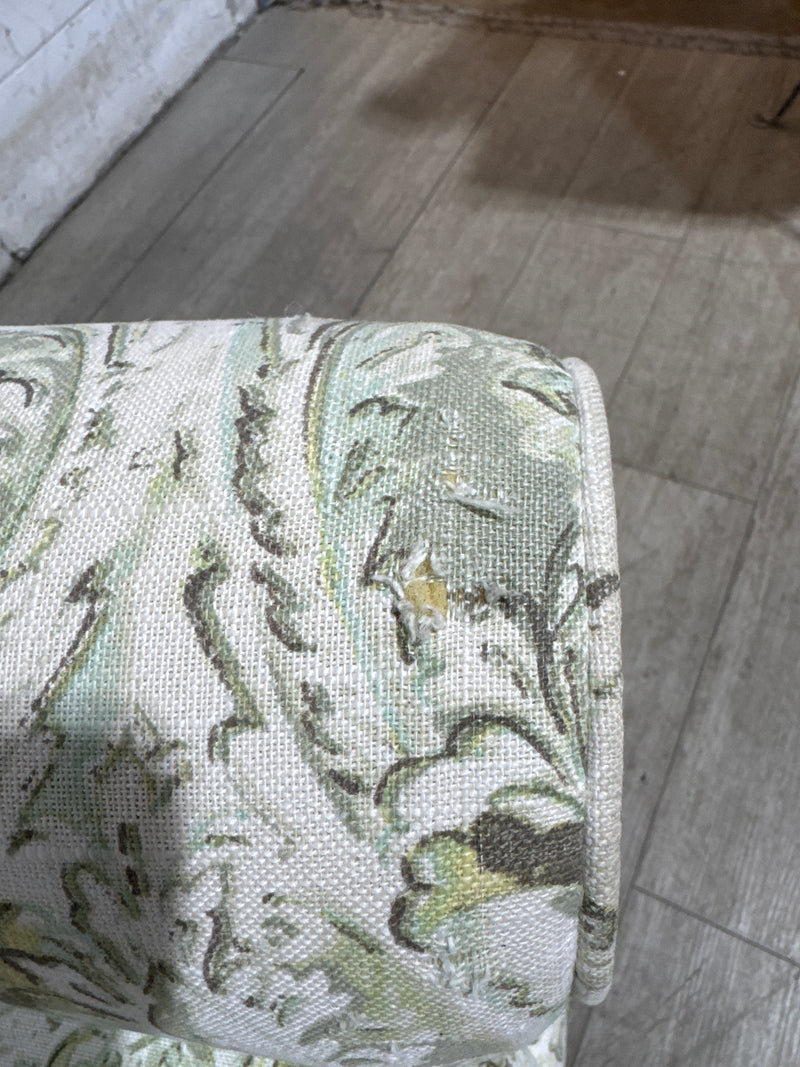 Green Paisley Armchair