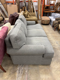 Traditional Grey 3-Seater Sofa