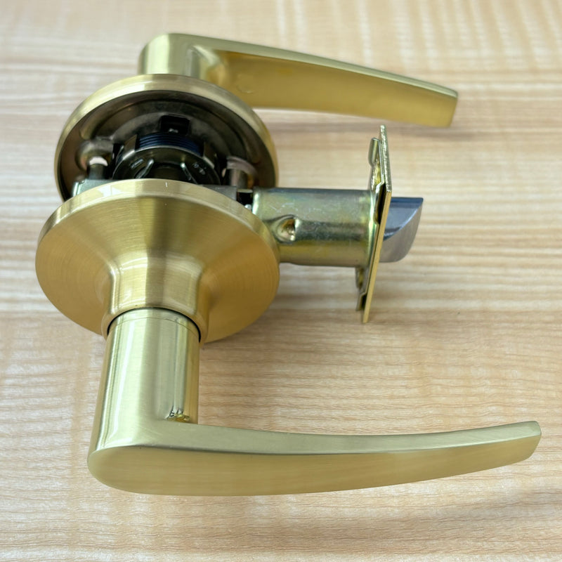 Door Passage Lever Set – Brushed Gold, 3820PS