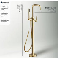 Glacier Bay Kaylyn 1-Handle Freestanding Floor Mount Faucet