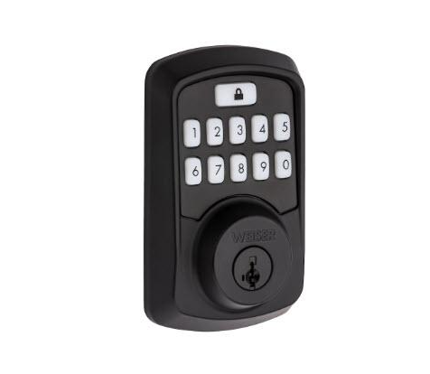 Weiser Aura Bluetooth Electronic Smart Lock / Matte Black