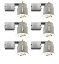 Nextlite 4 In. Gimbal Par20 White Recessed Kit (6-Pack)
