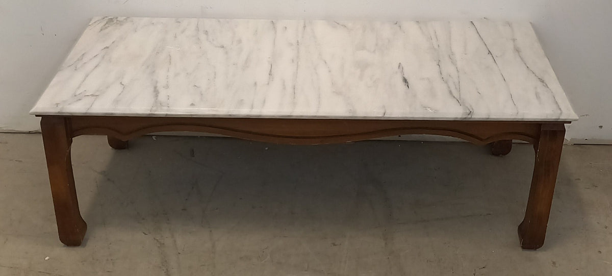 Coffee Table with Marble Top