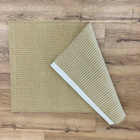 2x3-ft Wool 2-Ply Durrie Area Rug - Jupiter Burnt Beige