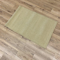2x3-ft Wool 2-Ply Durrie Area Rug - Jupiter Burnt Beige