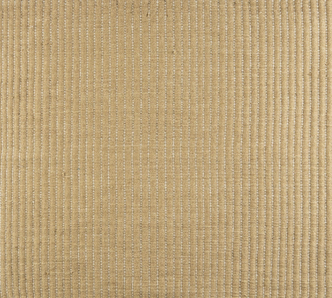 2x3-ft Wool 2-Ply Durrie Area Rug - Jupiter Burnt Beige