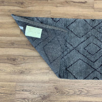2x3-ft Wool Area Rug - Katabia Grey & Black