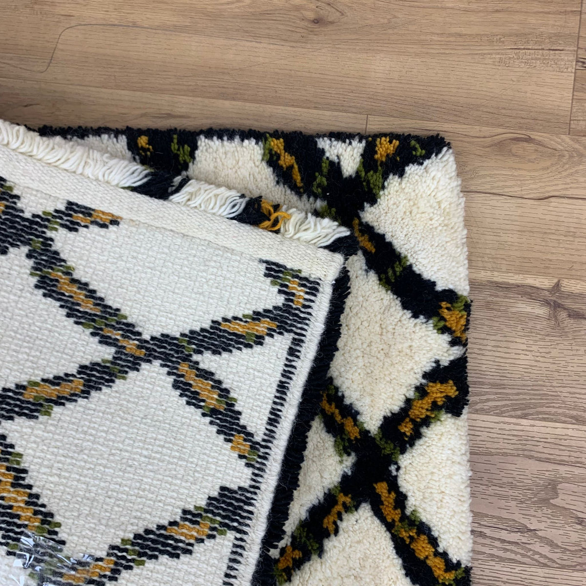 2x3-ft Wool - Jokati Rippled Trellis