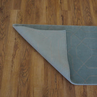 2x4-ft Area Rug - Nouveau Honeycomb Lt Blue