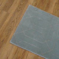 2x4-ft Area Rug - Nouveau Honeycomb Lt Blue