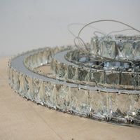 3-Tier Chandelier 24 5/8" W x 2 5/8" H x 24 5/8" D