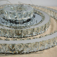 3-Tier Chandelier 24 5/8" W x 2 5/8" H x 24 5/8" D