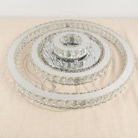 3-Tier Chandelier 24 5/8" W x 2 5/8" H x 24 5/8" D